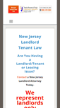 Mobile Screenshot of newjerseylandlordtenantlaws.com