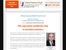 Tablet Screenshot of newjerseylandlordtenantlaws.com